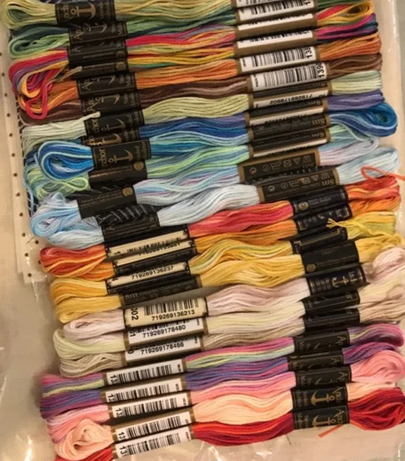 1 шт. нить для вышивки крестом DMC вышивка нитью рукоделия 1349 1352 1353 1355 1360 1375 1385