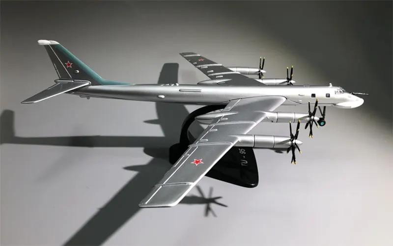 1:144 Аэрофлота Туполева, Tu-95, самолет, авиакомпания России, металлическая шкала, статическая модель, коллекция украшений для дома, игрушка, подарок для мальчика