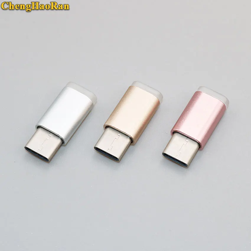 

ChengHaoRan 3pcs Micro USB Female to Type C Male Cable Adapter Charge USB Converter For Samsung/Nokia/Xiaomi/Huawei