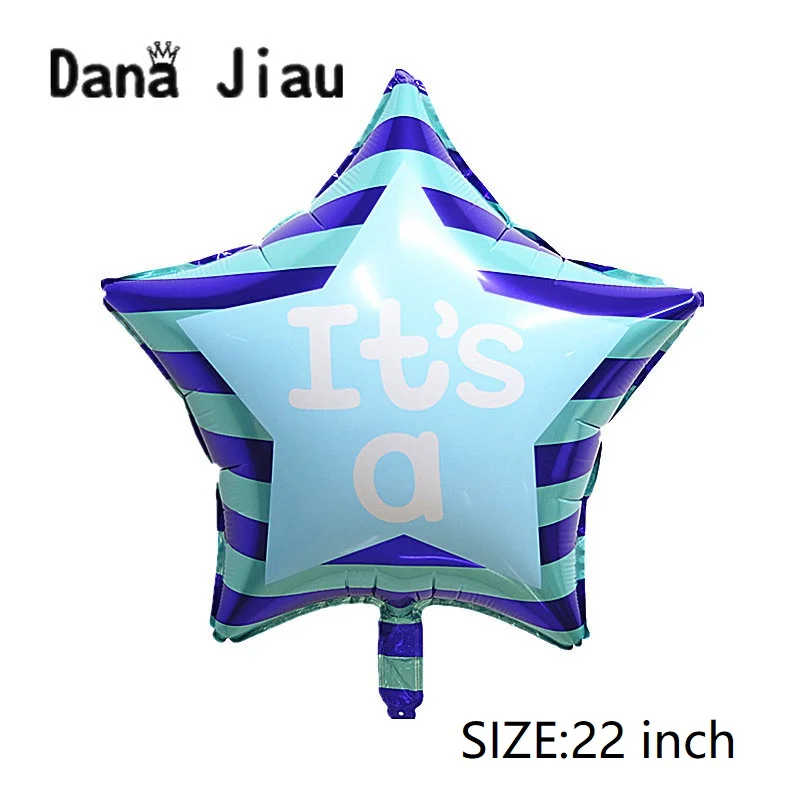Danajiau baby shower воздушный шар из фольги это мальчик девочка 1 первый день Рождения