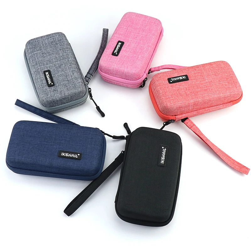 Shellnail Power Bank Storage Case Travel Bag Mobile Phone Device USB Cable Data Earphone Inserted Digital |