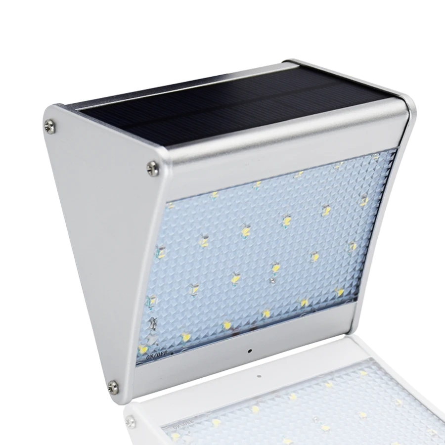 Солнечный свет радар Микроволновая печь движения Сенсор 24leds лампы