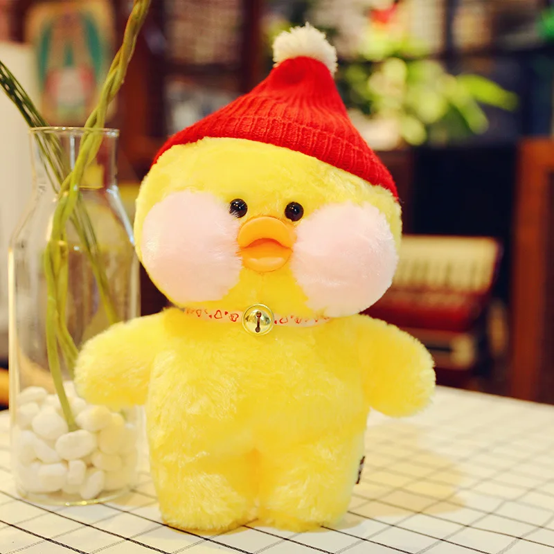 30 см лалафанфан Kawaii кафе Мими желтая утка плюшевая игрушка милая кукла мягкие