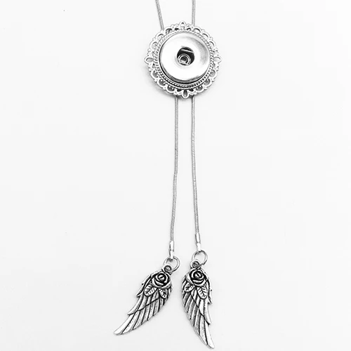 Новинка Новое поступление Ангел ожерелья с крыльями и подвески новые кнопки