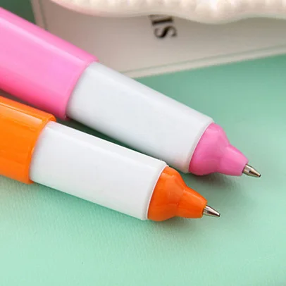 2 шт. DIY милые Kawaii Мультфильм пилюля шариковая ручка телескопические шариковые