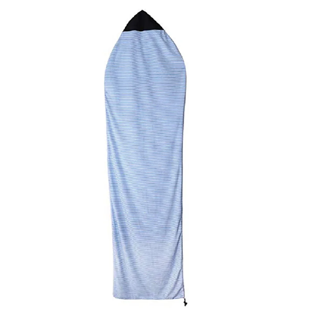 Blue White 200x50cm Доски для серфинга носки с защитой от царапин для воды на открытом воздухе в полоску защитная сумка стрейч серфинга спортивные непроницаемый для солнечных Портативный шнурок крышки - Цвет: Blue White 200x50cm