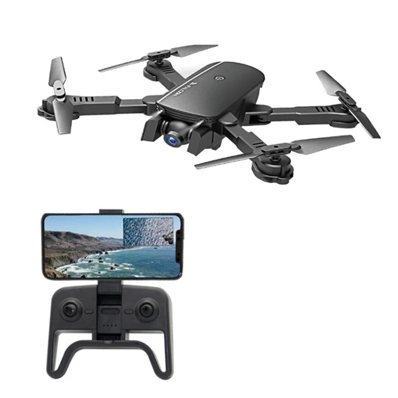 Складной Квадрокоптер с дистанционным управлением Wi-Fi FPV 1808 камера широким углом