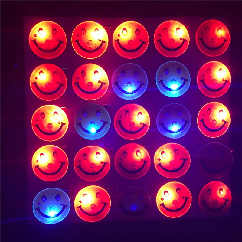 Led Wedding Dress Badge Small Light Up Toys Glow Night Flashing Brooch Birthday Party Decoration Supplies 100pcs/lot | Дом и сад