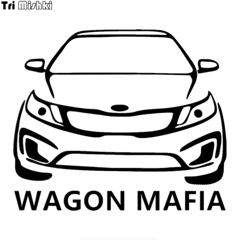 Tri Mishki HZX145 15*17.7см wagon mafia универсал мафия смешная наклейки на авто виниловые