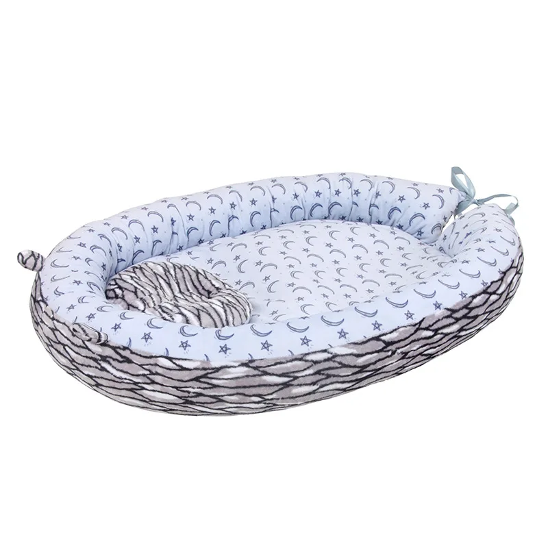 Soft Cotton Moses Basket Bassinet Portable Bed in Baby Cribs Carrycot Co Sleeping Newborns Mattress for Cradle | Мать и ребенок