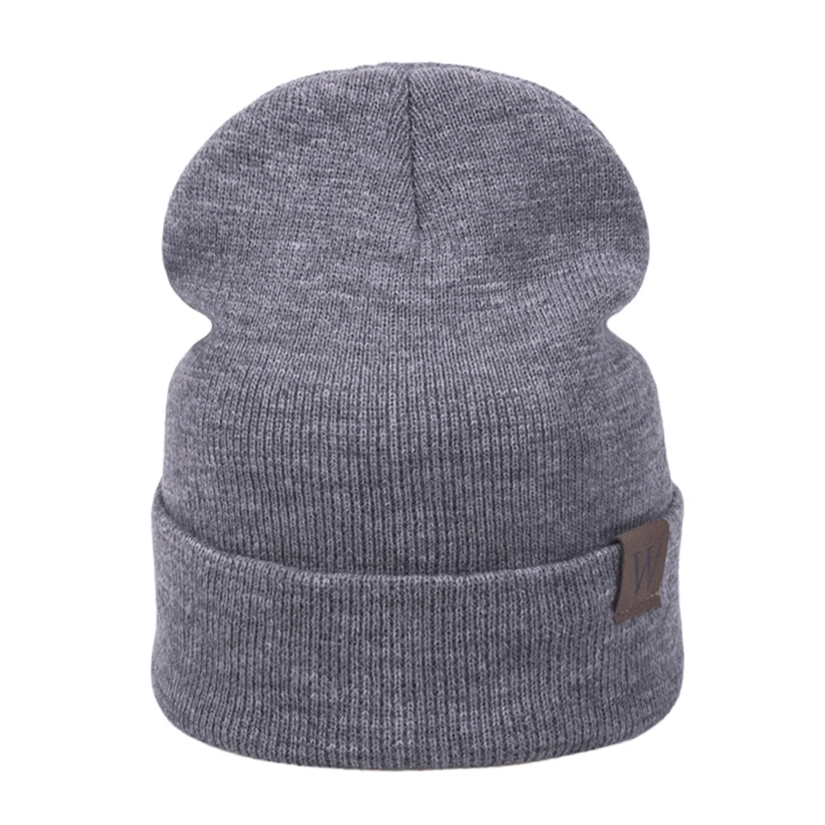 Модная зимняя шапка для мужчин и женщин, одноцветная теплая шапка Skullies Beanies, Мужская зимняя вязаная шапка, женская зимняя шапка унисекс
