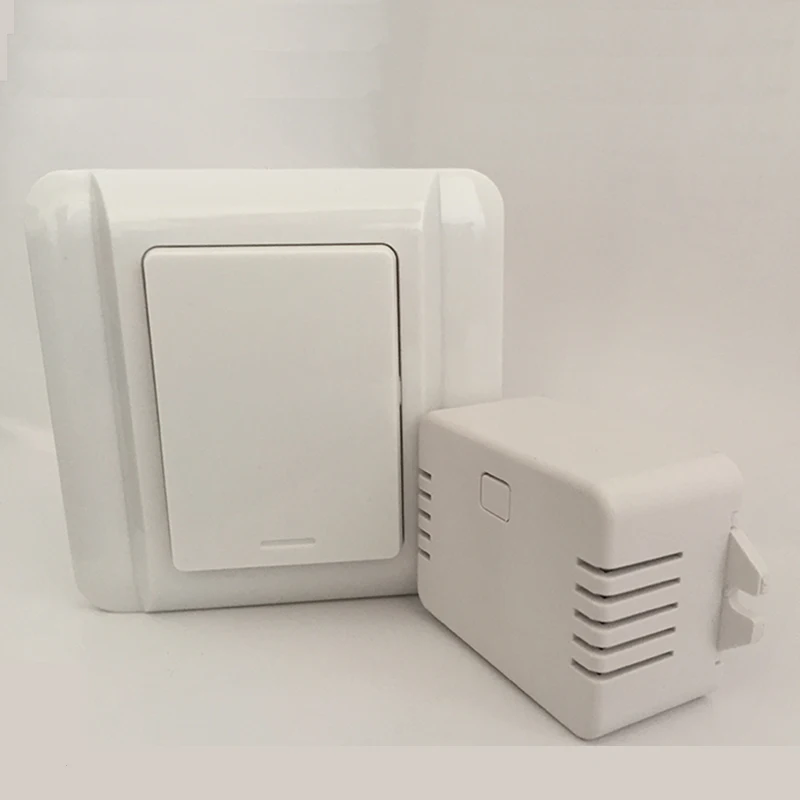 Автономный беспроводной выключатель с пультом управления Augreener без необходимости аккумулятора AC 220V Light Wall Wireless Easy Installation on.