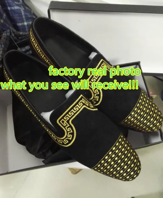 2016 New Fashion Men Loafers Embroidery National Style Drilling Creepers Red Bottom Dress Flats Black Leather Moccasins | Обувь