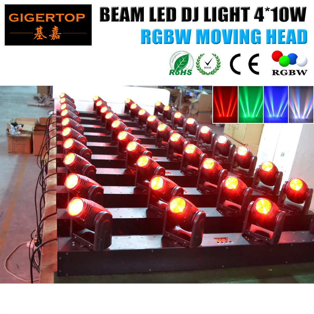 TP L410A 4*10 Вт США Luminus LED Moving Head Bar Light RGBW Смешивание цветов/Moving Beam настенная