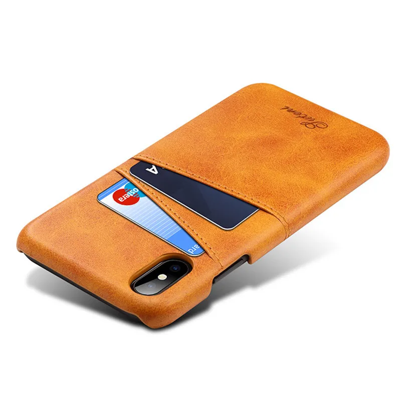 Jisoncase, кожаный чехол для iPhone X, винтажный роскошный модный чехол, чехол-держатель для карт, кошелек для iPhone X, 8, 7, 6, 6s plus, чехол s