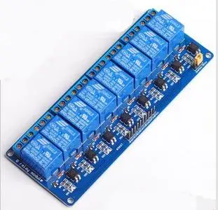 Kuongshun 5V 8 Channel Relay Module with light coupling for Arduino PIC ARM DSP AVR Raspberry Pi | Электронные компоненты и