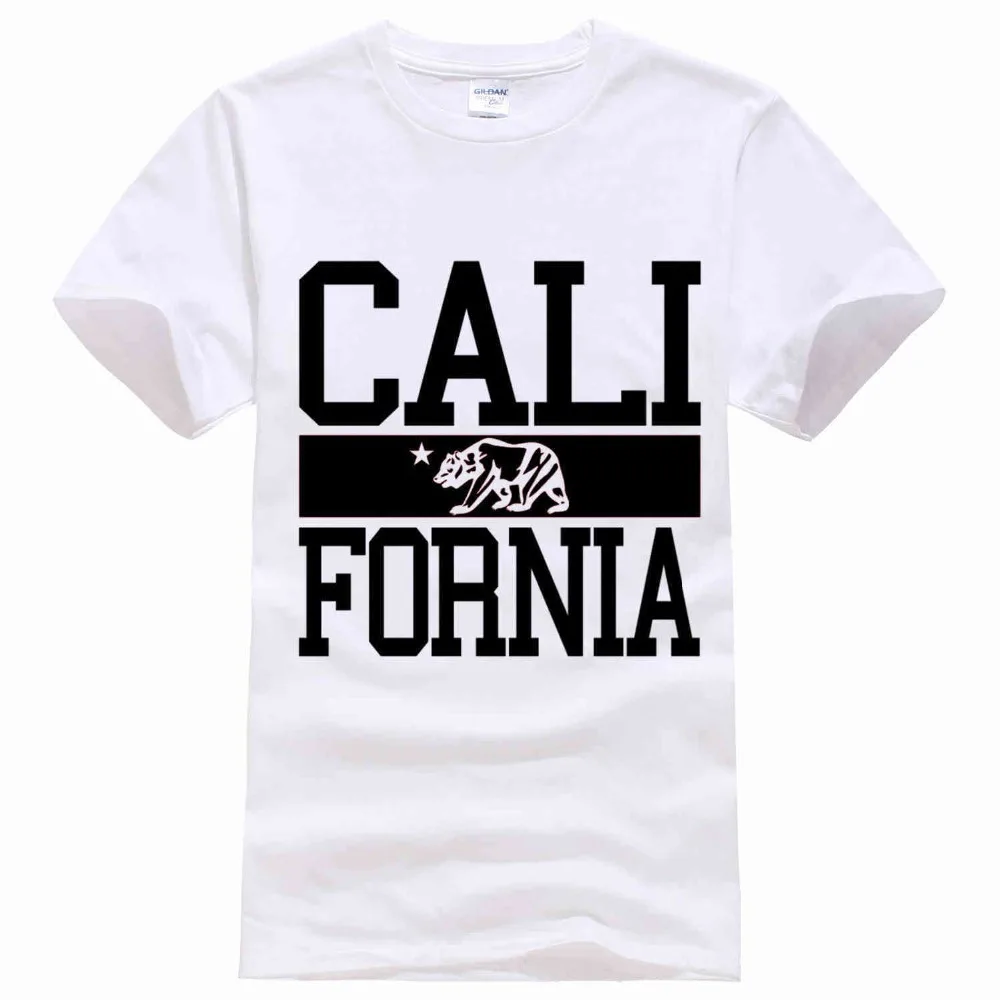 Ваш Собственный дизайн Большой Калифорнии майка О-Образным Вырезом Мода