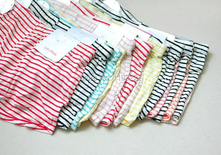 Женские повседневные свободные шорты из модала и хлопка в полоску с эластичной