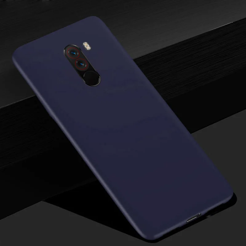 Матовый чехол для Xiaomi Pocophone F1 Поко мягкие SiliconeFull чехлы F 1 глобальная версия |