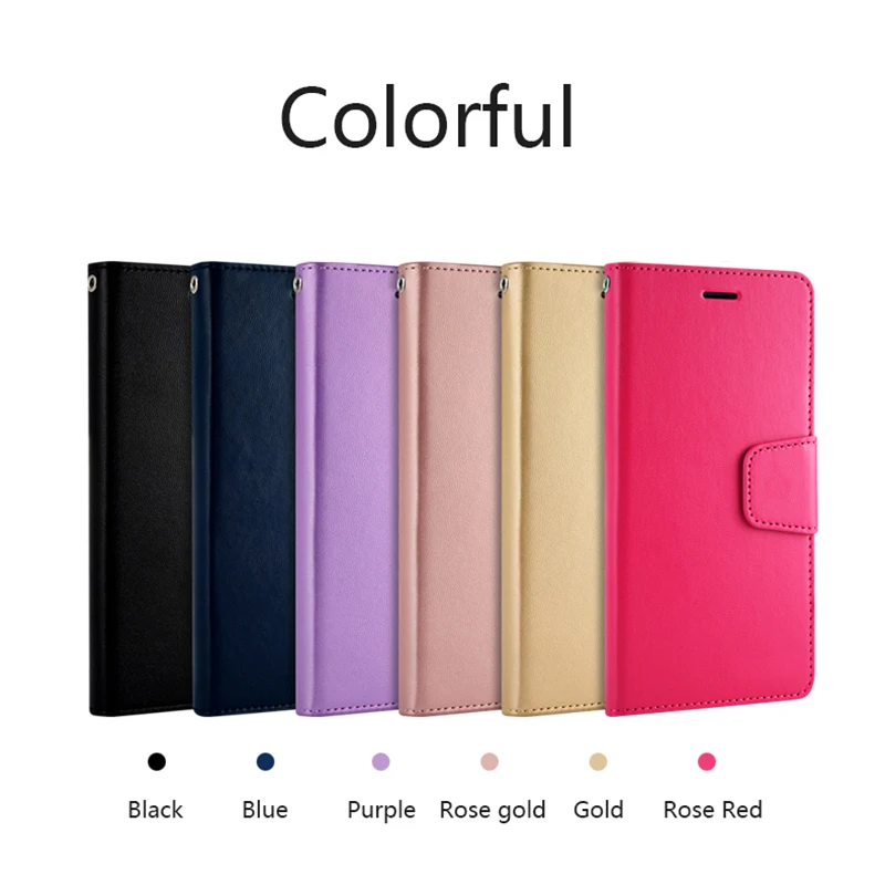 Кожаный чехол Colorful Hand Made с отделкой из PU, прорезь для карт и подставкой для Apple iPhone X 8 Plus 7 6 6s 5 5s SE.
