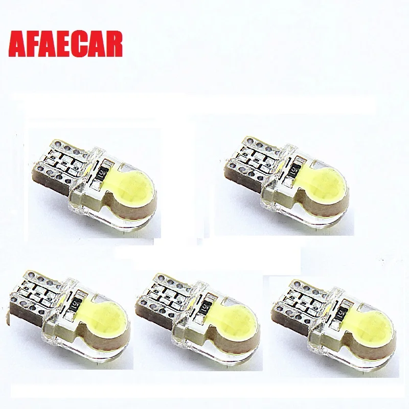 AFAECAR 50 шт. T10 LED W5W Автомобильные лампы приборные огни 168 194 оборотов фонари Фонари