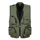 Жилет мужской из тонкой сетки, Классическая мешковатая куртка без рукавов с множеством карманов для фотографа, съемки, 5XL, 4 цвета, на лето