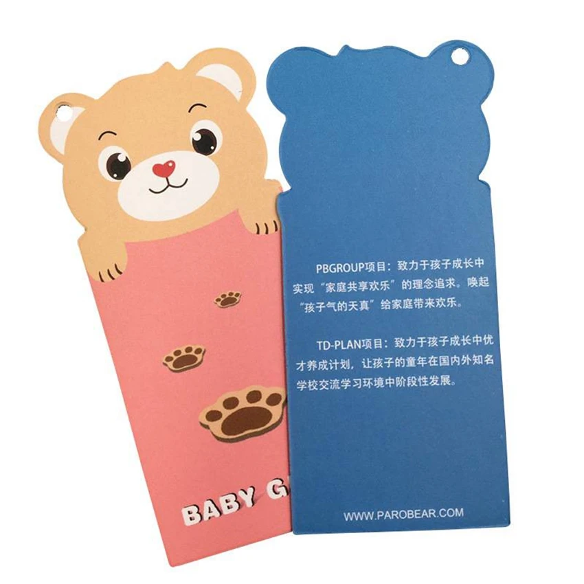 

customized design shape tags paper tag custom printed clothes tags brand label garment tag personalized