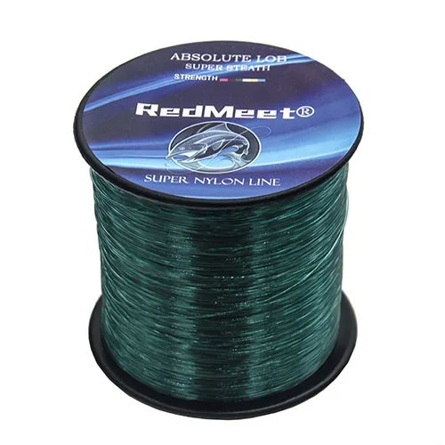 Green Hot Sale 1Pcs 1000m New Brand RedMeet Series Super Strong Japan Monofilament Nylon Fishing Line 1000m 4.4-28.6LB - Цвет: Green