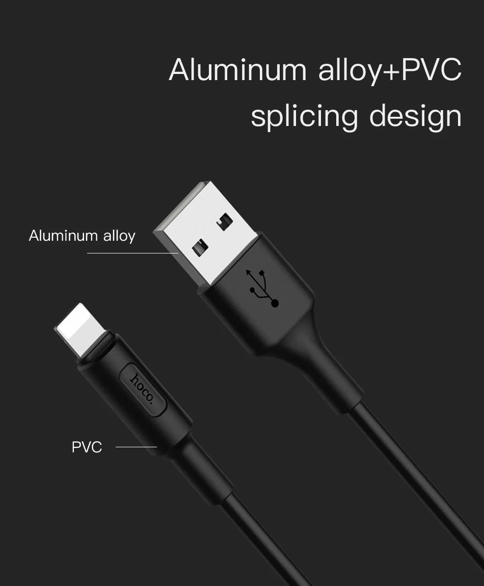 HOCO USB кабель для iPhone 11 Por X 8 7 6 5 6s plus Быстрая зарядка телефона USB кабель для передачи данных для Apple IOS 11 iPad USB Кабель зарядного устройства