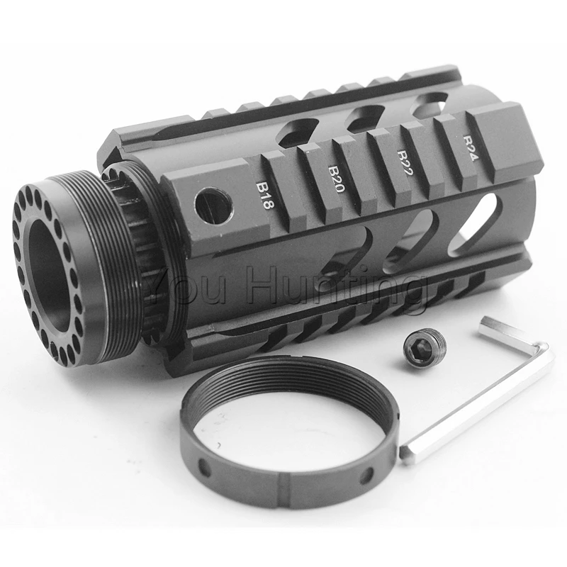 Высококачественная свободная поплавковая винтовка KeyMod в стиле 4 дюймового