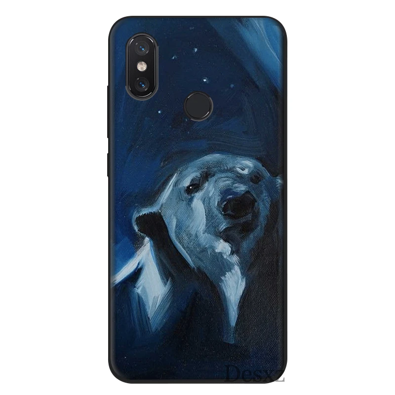 B8 Desxz силиконовый чехол для мобильного телефона Xiaomi Redmi GO 7 S2 4A 4X5 5A Plus 6 6A Pro Чехол с мультяшным полярным медведем сумка в виде ракушки - Цвет: B8