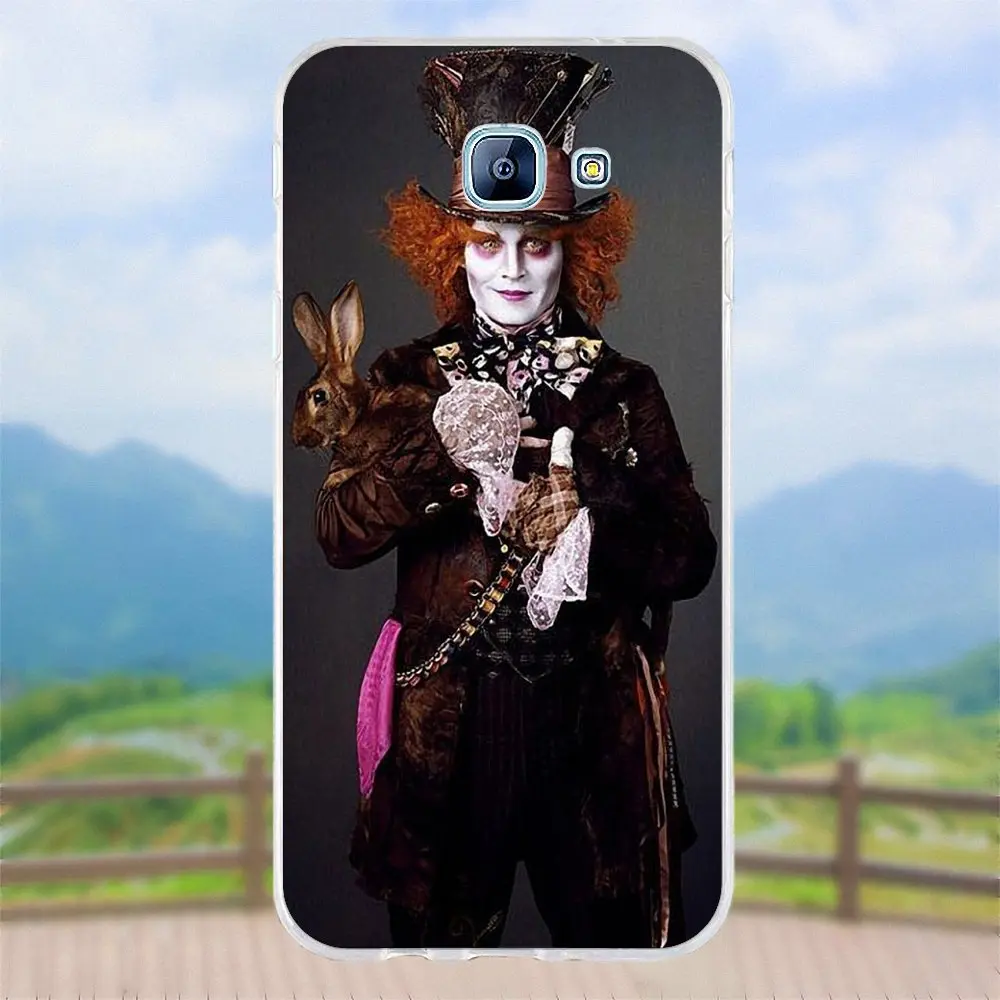 Vvcqod Безумный Шляпник для samsung Galaxy A3 A5 A7 J1 J2 J3 J5 J7 2015 2016 2017 Мягкие TPU Книги по