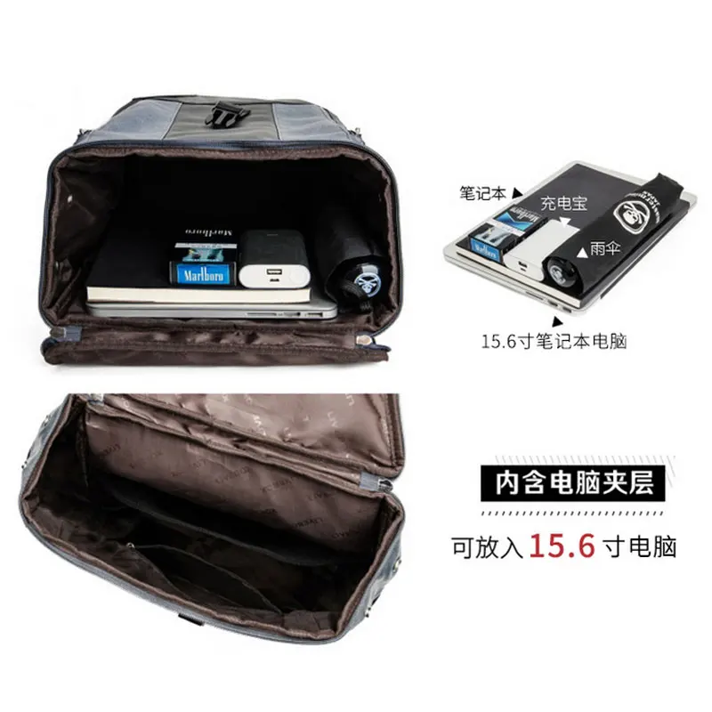 Preppy Style Backpack Man Teenagers School Bags Vintage Leisure Male Daypacks Europe and America Knapsack 2017 New Fashion | Багаж и сумки