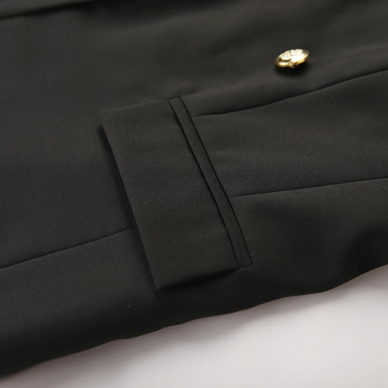 Женский блейзер размера плюс, 6XL, 7XL, 5XL, Blaser Mujer, осень, офисный Женский блейзер, женский черный блейзер на одной пуговице, большой размер s