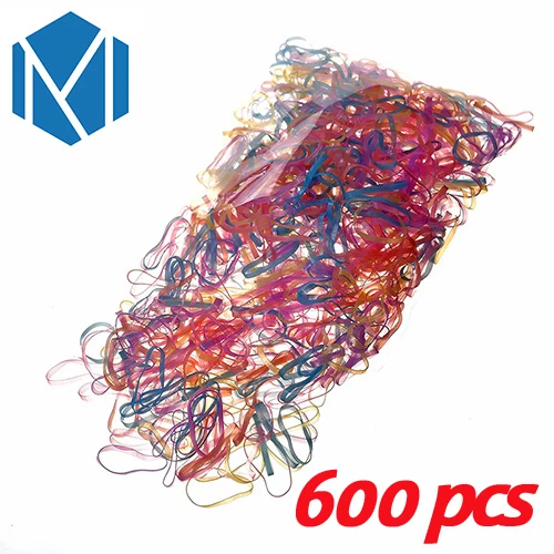 600pcs C 2000/600 шт./пакет ребенок резинки для волос ТПУ Одноразовые эластичные ленты для волос для девочек хвост держатель резинки для волос аксессуары - Цвет: 600pcs C