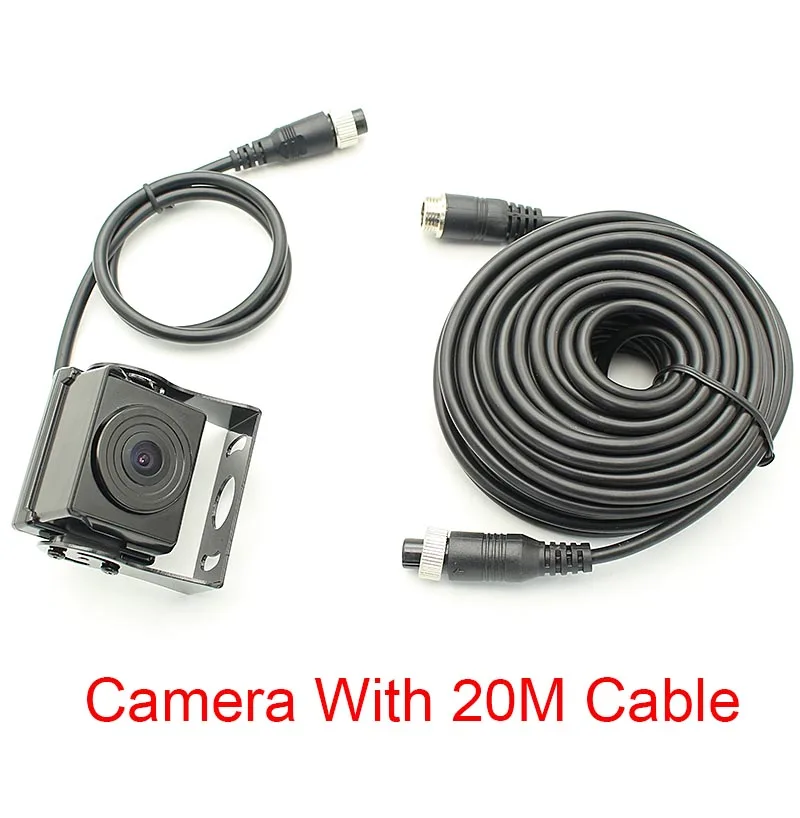 with 20m cable 1280*960 P звездный свет; ночное зрение AHD заднего вида автомобиля камера - Название цвета: with 20m cable