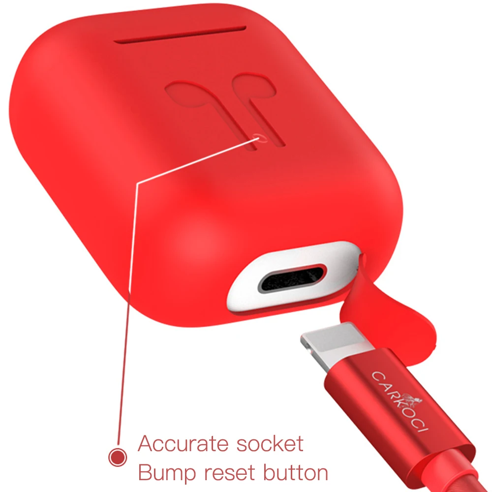 5 шт./компл. Силиконовые чехлы с цепочкой для ключей крюк для Apple Airpods защитный чехол ремень держатель Air стручок селфи-Палка с Bluetooth гарнитура аксессуары