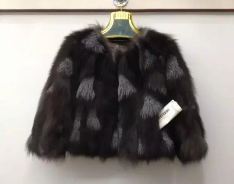 HSPL 2019 зимнее короткое пальто из лисьего меха роскошные натуральные меховые