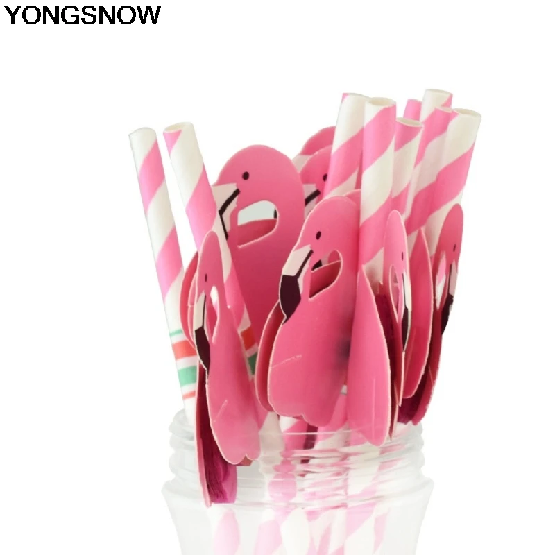 YONGSNOW 5/10 шт. 3D милая мультяшная животная розовая зернистая полоска соломинка для