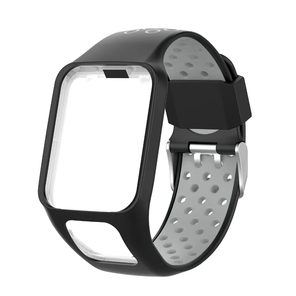 Replacement Silicone Soft Wristband for spark runner2/3 Adventunrer golfer2 Ventilate Two-Color Sport Strap 4.23 | Электроника