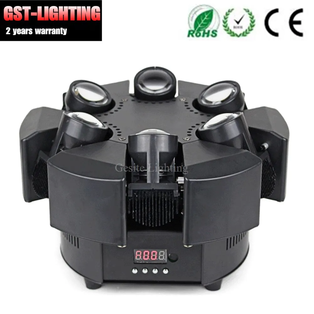 6 головок SMART BEAM MOVING 6x10 Вт вращающийся движущийся головной Луч dj dmx effect light|Эффект