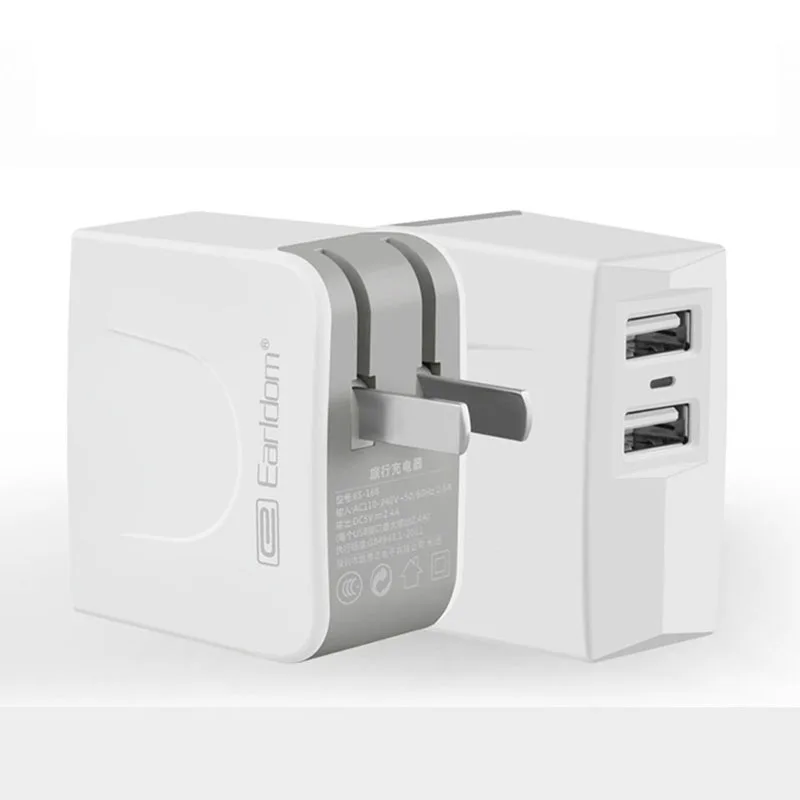 Портативный USB Батарея Зарядное устройство Универсальный Быстрый Dual США стены 2.4a