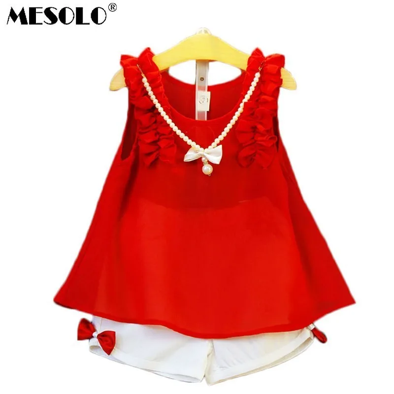 Комплект детской одежды MESOLO для девочек лето 2019|girls clothing|kids clothesgirls clothes |