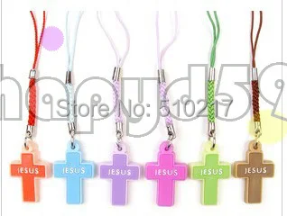 180 шт. Бесплатная доставка сумка на цепочке для телефона с христианским крестом