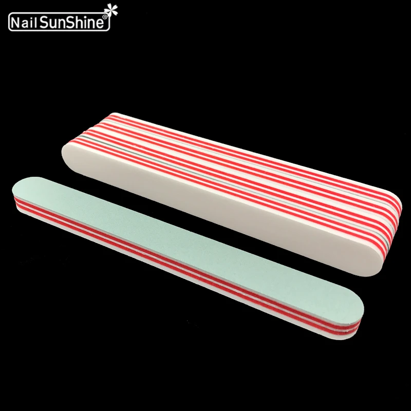 10 шт./лот буферный блок для ногтей полировщик пилка профессиональная губчатая