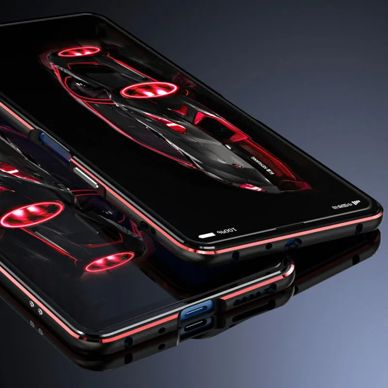 Роскошный оригинальный брендовый Алюминиевый металлический бампер для Nubia X