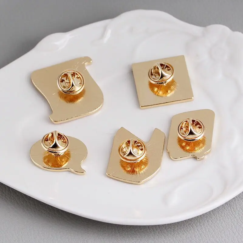 Креативный книжный магазин свиток коробка для разговора рулон бумаги брошка