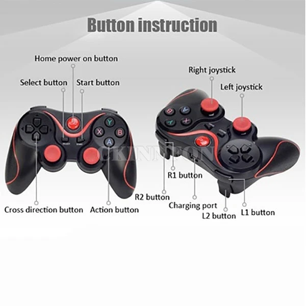 30Pcs/Lot Wireless Gamepad Bluetooth 3.0 Game Controller Joystick Support for Android/iOS | Электроника