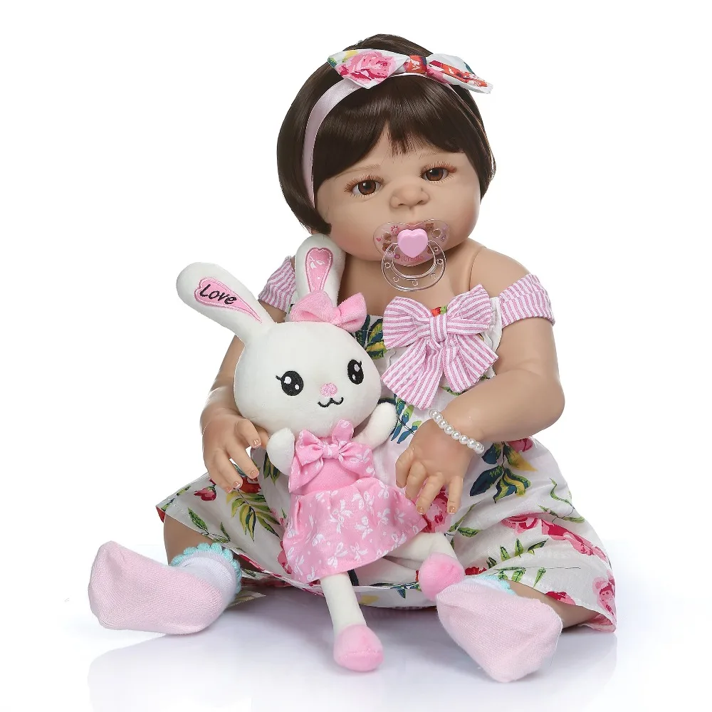 Силиконовая кукла-младенец NPKCOLLECTION 56 см 0-3 м | Игрушки и хобби
