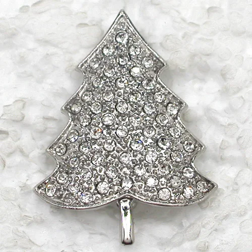

Rhinestone Small Christmas Tree Pin brooches C819 A